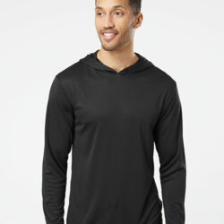Unisex Bahama Performance Hooded Long Sleeve T-Shirt Thumbnail