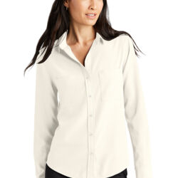 Women's Stretch Crepe Long Sleeve Camp Thumbnail