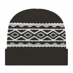 USA- Made Diamond Cuffed Beanie Thumbnail