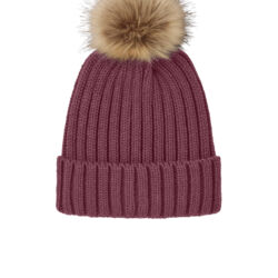 Faux Fur Pom Beanie Thumbnail