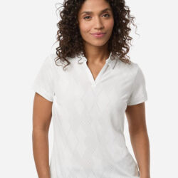 Women's Textured Jacquard Polo Thumbnail
