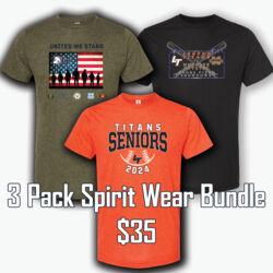 Legend Titans Baseball Spirit Wear 3-Pack Thumbnail
