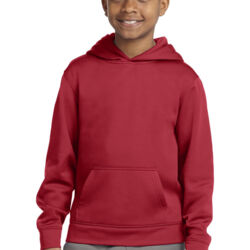 Youth Sport Wick ® Fleece Hooded Pullover Thumbnail