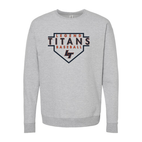 Home Plate - Unisex Fleece Crewneck Sweatshirt Thumbnail
