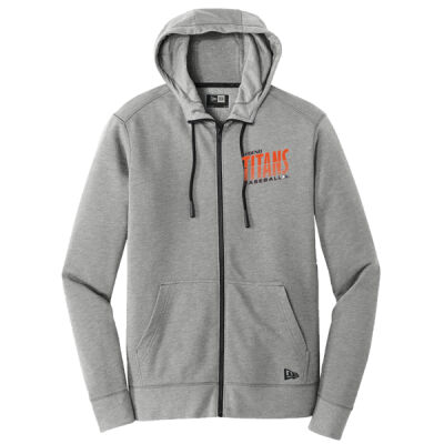 Stripes - Tri Blend Fleece Full Zip Hoodie Thumbnail