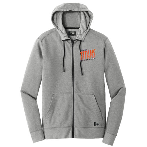 Stripes - Tri Blend Fleece Full Zip Hoodie Thumbnail