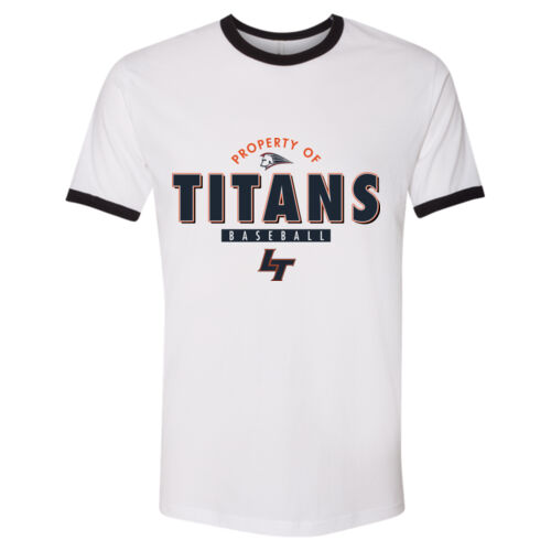 Property Of Titans - Unisex Cotton Ringer T-Shirt Thumbnail
