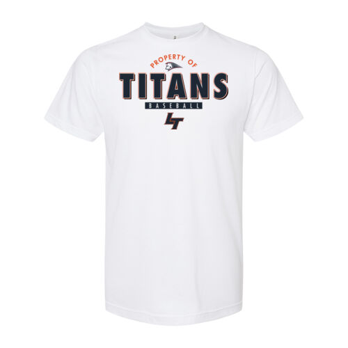Property Of Titans - Unisex Poly-Rich T-Shirt Thumbnail