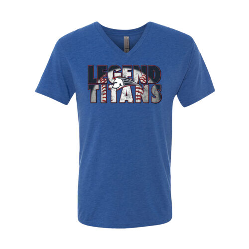 Silhouette - Unisex Triblend V-Neck T-Shirt Thumbnail