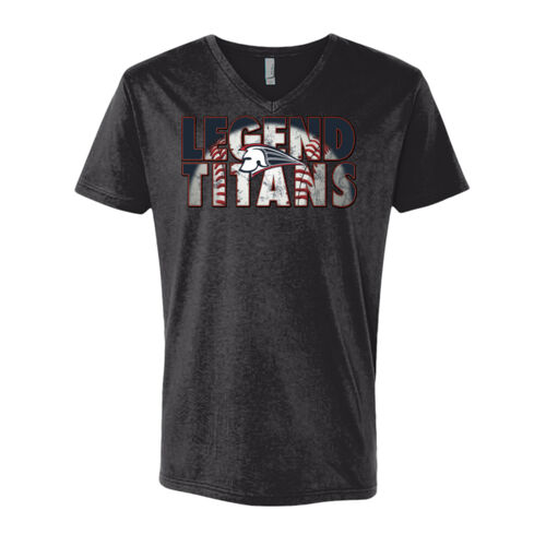 Silhouette - Unisex Cotton V-Neck T-Shirt Thumbnail