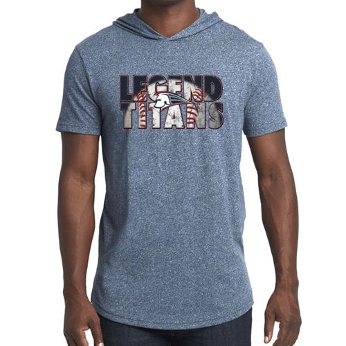 Silhouette - Unisex Mock Twist Hoodie T-Shirt Thumbnail