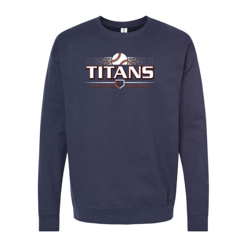 Halftone - Unisex Fleece Crewneck Sweatshirt Thumbnail