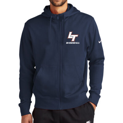LT Baseball - Club Fleece Sleeve Swoosh Full Zip Hoodie Thumbnail