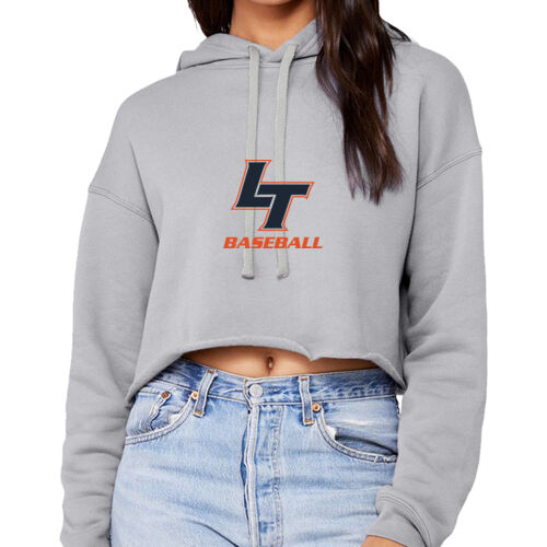 LT Baseball - Women's Sponge Fleece Cropped Fleece Hoodie Thumbnail