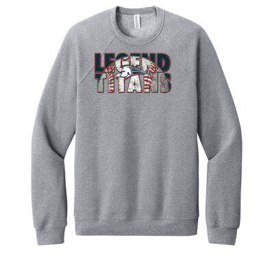 Silhouette - Unisex Sponge Fleece Raglan Sweatshirt Thumbnail