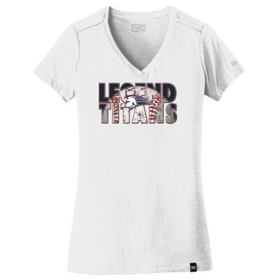 Silhouette - Ladies Heritage Blend V Neck Tee Thumbnail