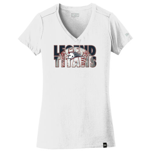 Silhouette - Ladies Heritage Blend V Neck Tee Thumbnail