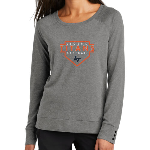 Home Plate - Ladies Command Long Sleeve Scoop Neck Thumbnail