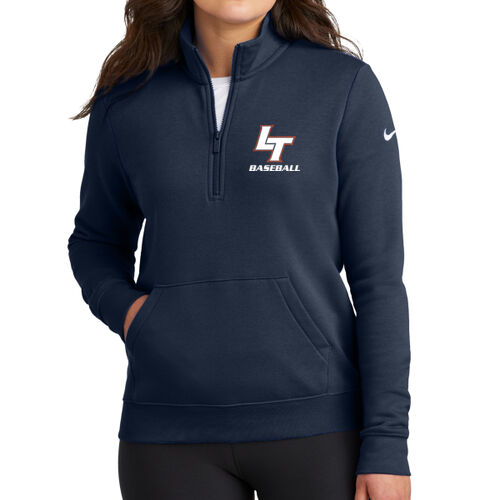 LT Baseball - Ladies Club Fleece Sleeve Swoosh 1/2 Zip LT Baseball - Ladies Club Fleece Sleeve Swoosh 1/2 Zip Thumbnail