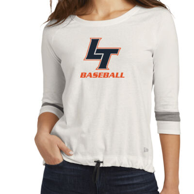 LT Baseball - Ladies Tri Blend 3/4 Sleeve Tee Thumbnail