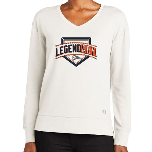 Legendary Plate - Ladies Luuma Flex Long Sleeve V Neck Thumbnail