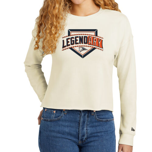 Legendary Plate - Ladies Tri Blend Fleece Crop Crew Thumbnail