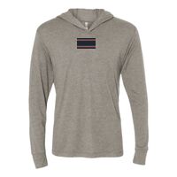 Unisex Triblend Hooded Long Sleeve Pullover T-Shirt Thumbnail