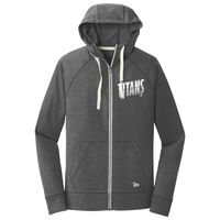 Sueded Cotton Blend Full Zip Hoodie Thumbnail